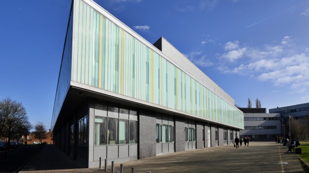 A photo of the Suffolk New College Ipswich Campus building