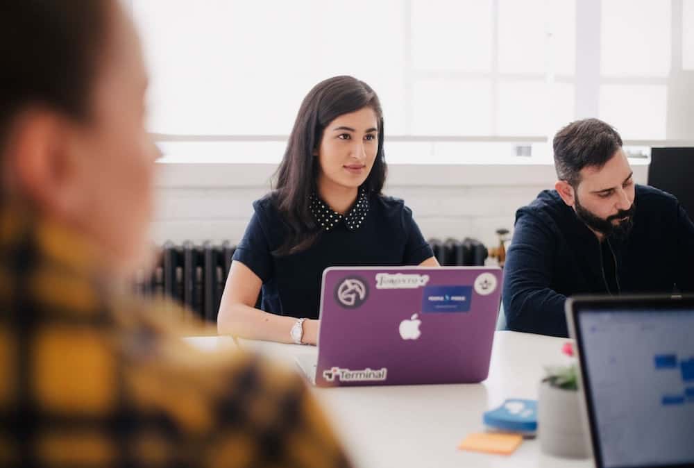 Adult learners in a classroom setting