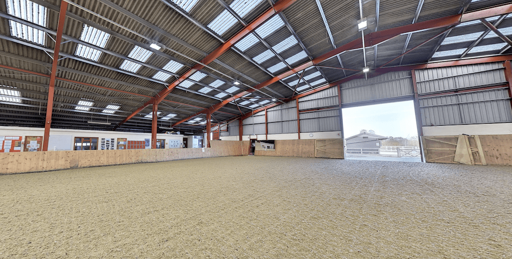 A photo of the indoor school at Suffolk Rural