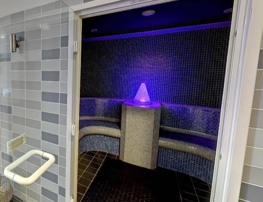 The zone steam room facilities