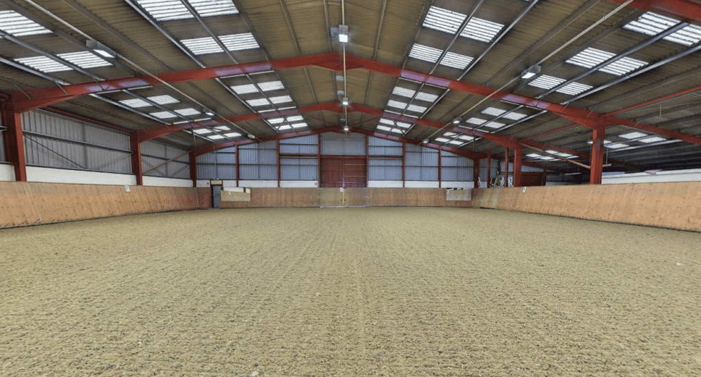 A photo of the Indoor Equine School at Suffolk Rural