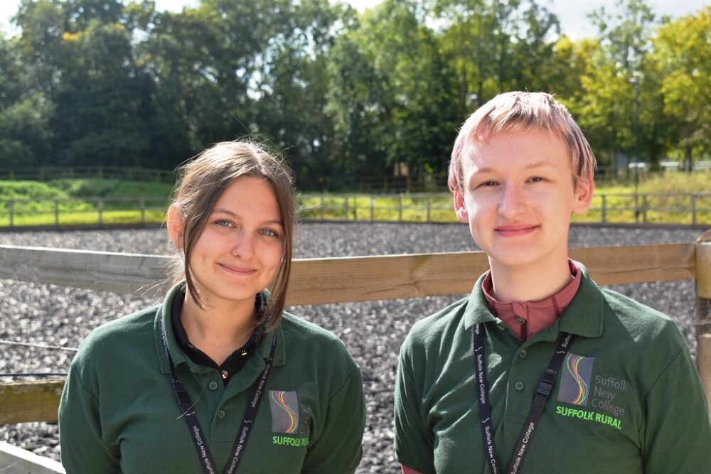 Sophie and Vee Kowalczyk at Suffolk Rural Equine Centre