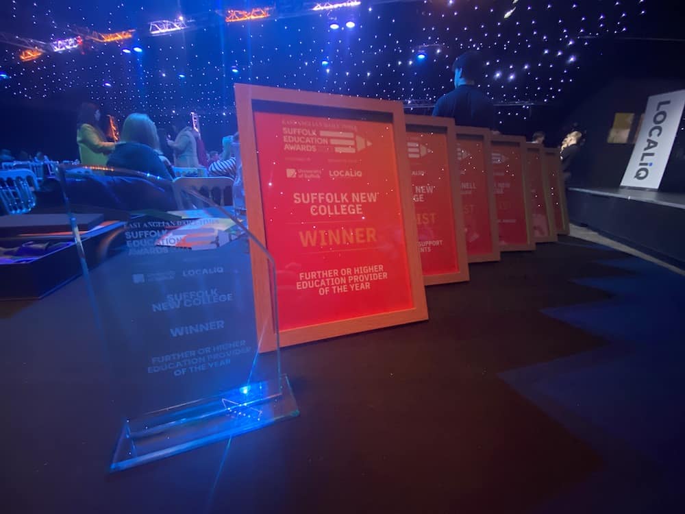 Suffolk Education Awards - Suffolk New College