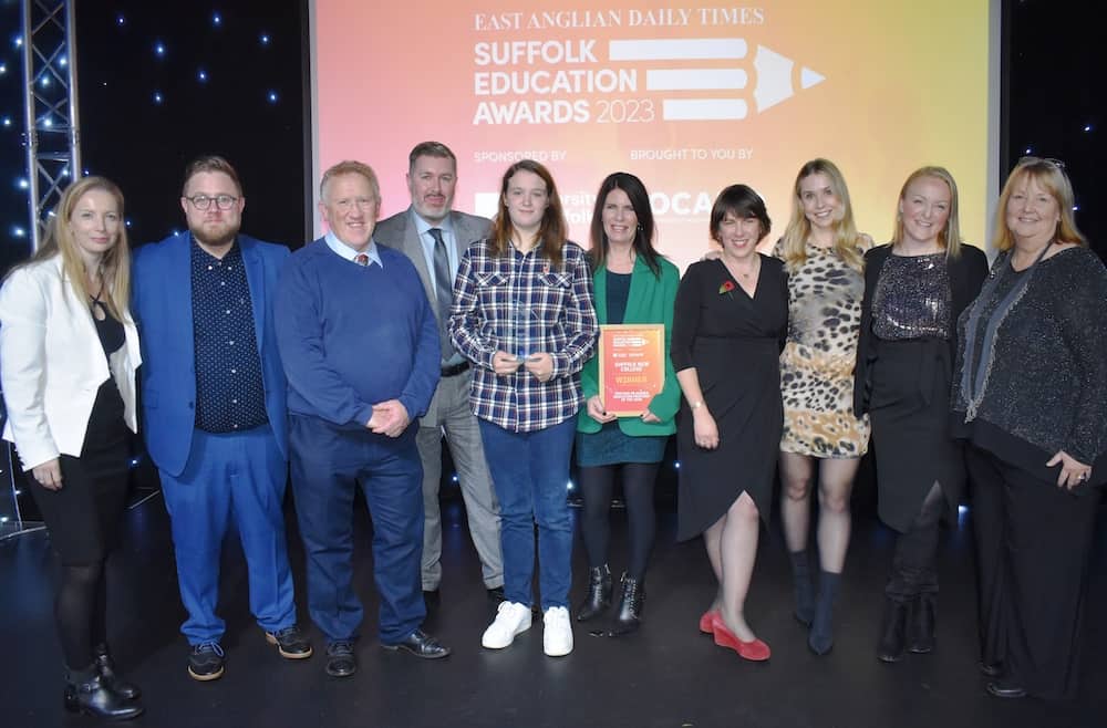 Suffolk Education Awards Winners - Suffolk New College