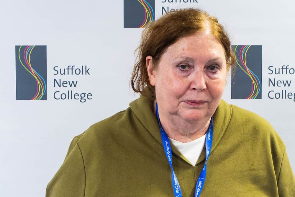 Photo of Suffolk New College Governor Sue McGregor