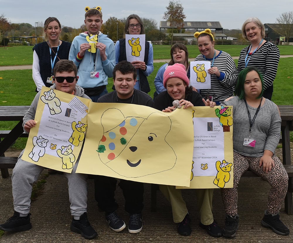 Students at suffolk rural raise money for children in need