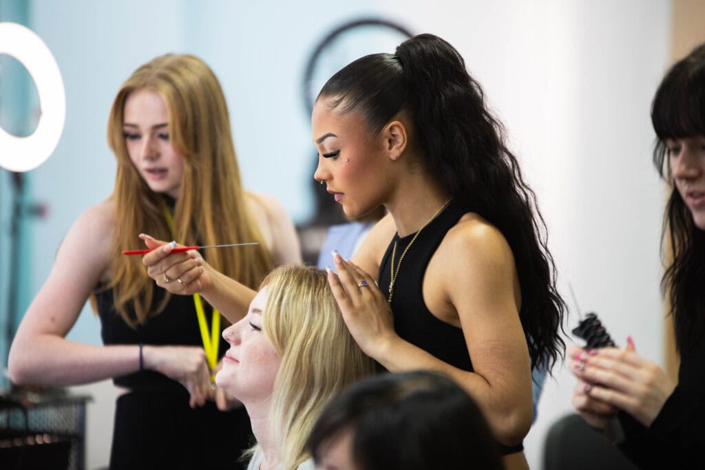 Hairdresser at suffolk new college