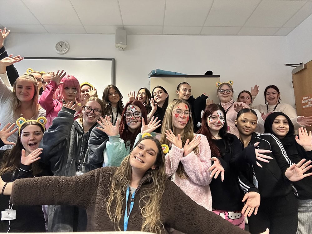 Childcare learners raise money for children in need