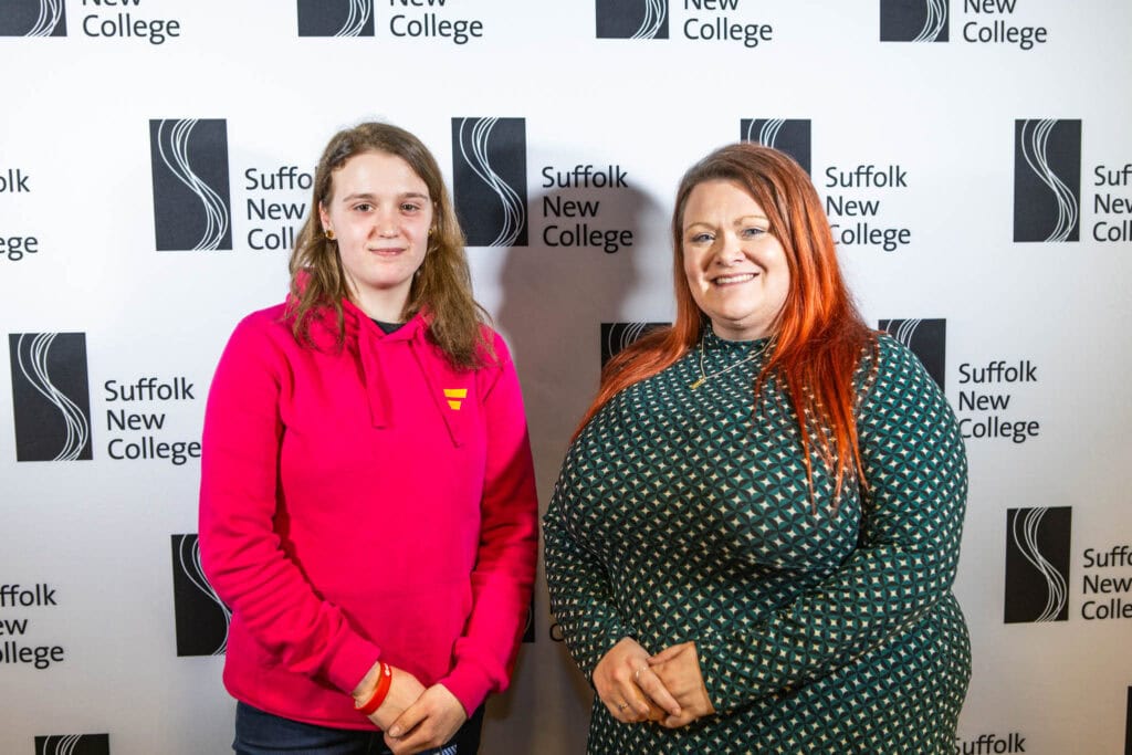 Apprenticeship award winner and apprenticeship manager