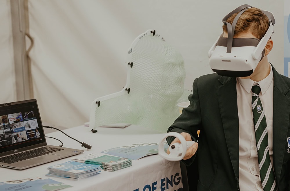 Learner On VR At Event